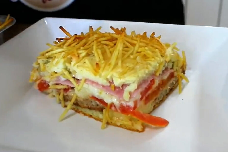 Torta de Hambúrguer de Forno