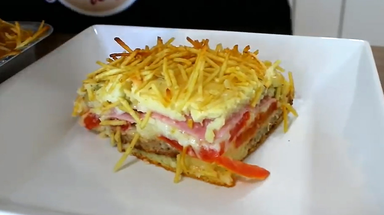 Torta de Hambúrguer de Forno