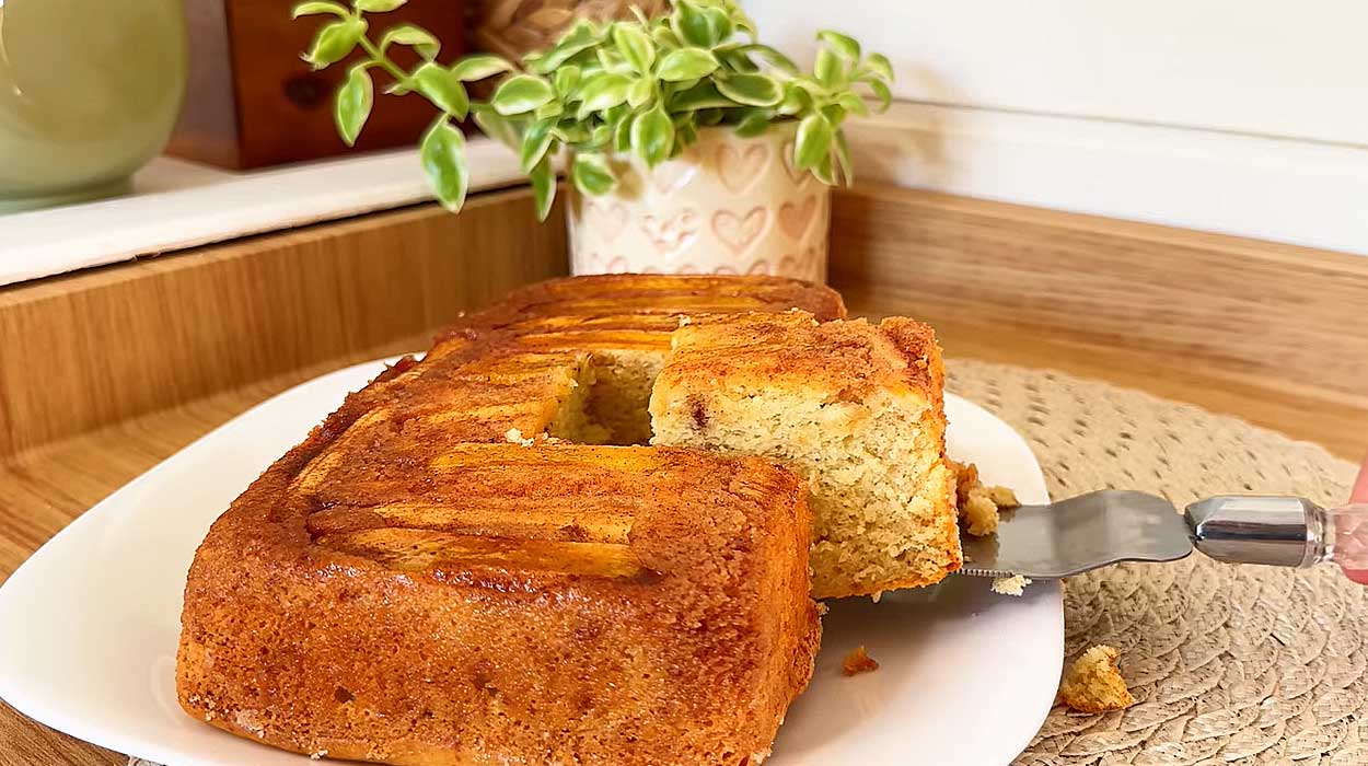 Bolo Creme de Banana Fácil