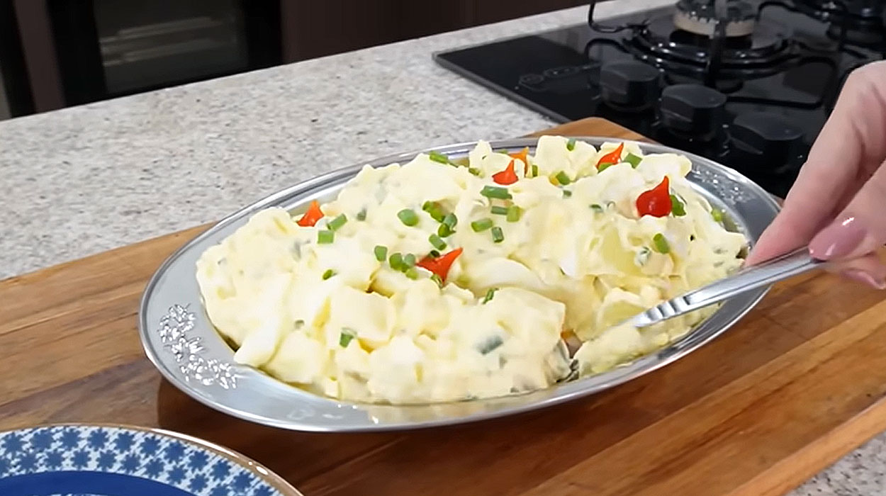 Salada de Batata com Ovos