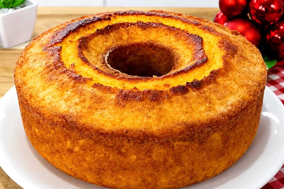 Bolo de Fubá Cozido Fácil