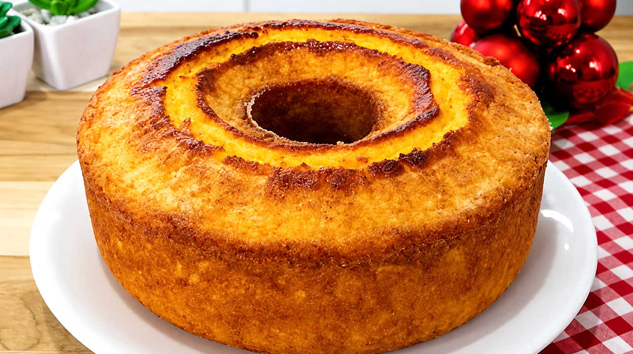 Bolo de Fubá Cozido Fácil