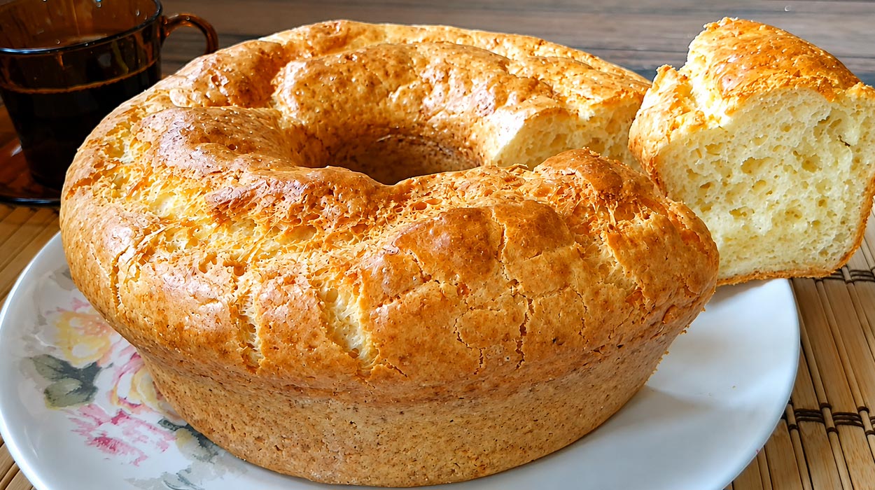 Bolo de Polvilho de Liquidificador