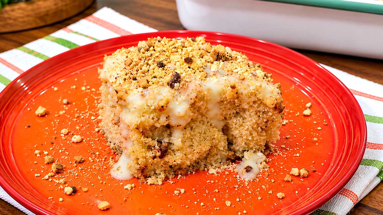 Bolo de Amendoim Fofinho