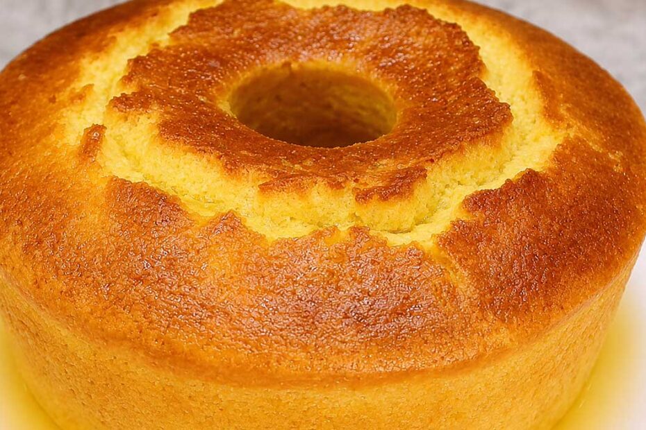 Bolo de Laranja Fofinho e Úmido
