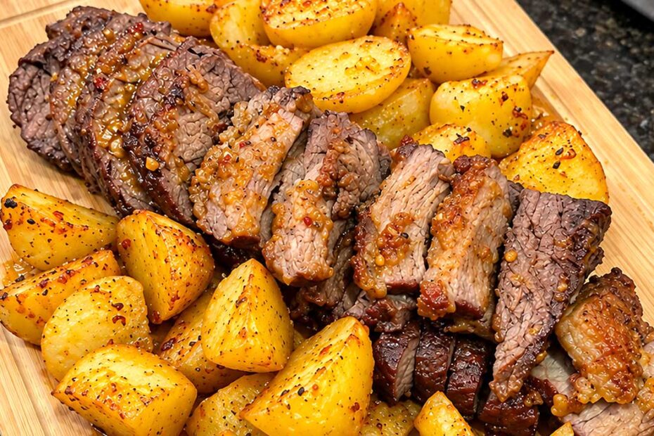 Fraldinha Assada com Batatas