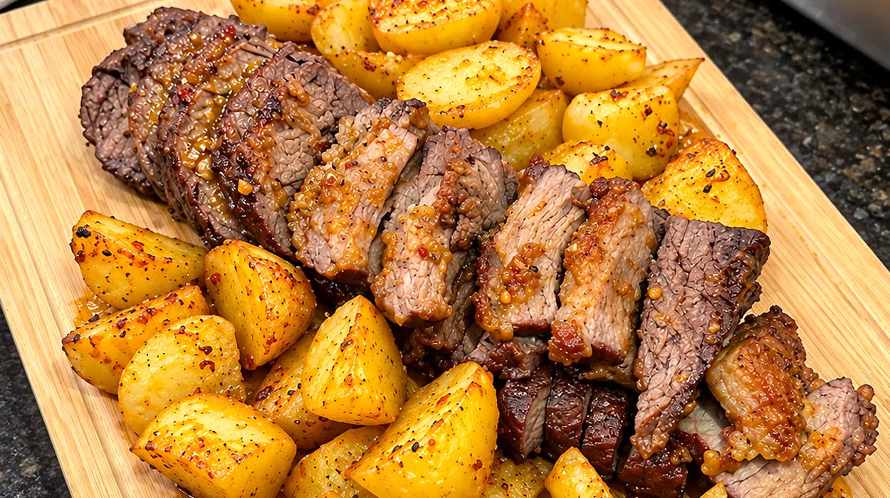 Fraldinha Assada com Batatas