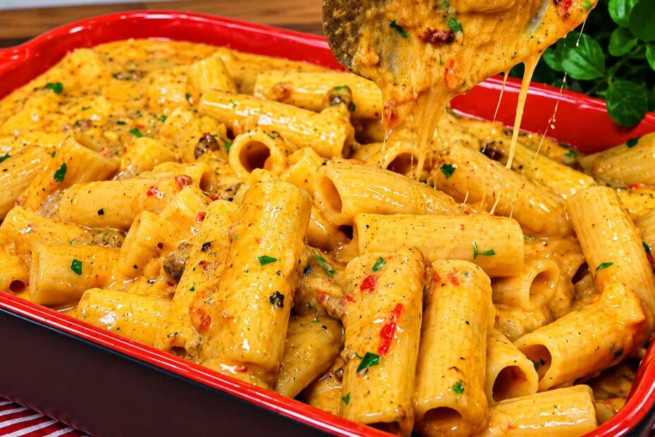Macarrão de Preguiçoso de Panela de Pressão