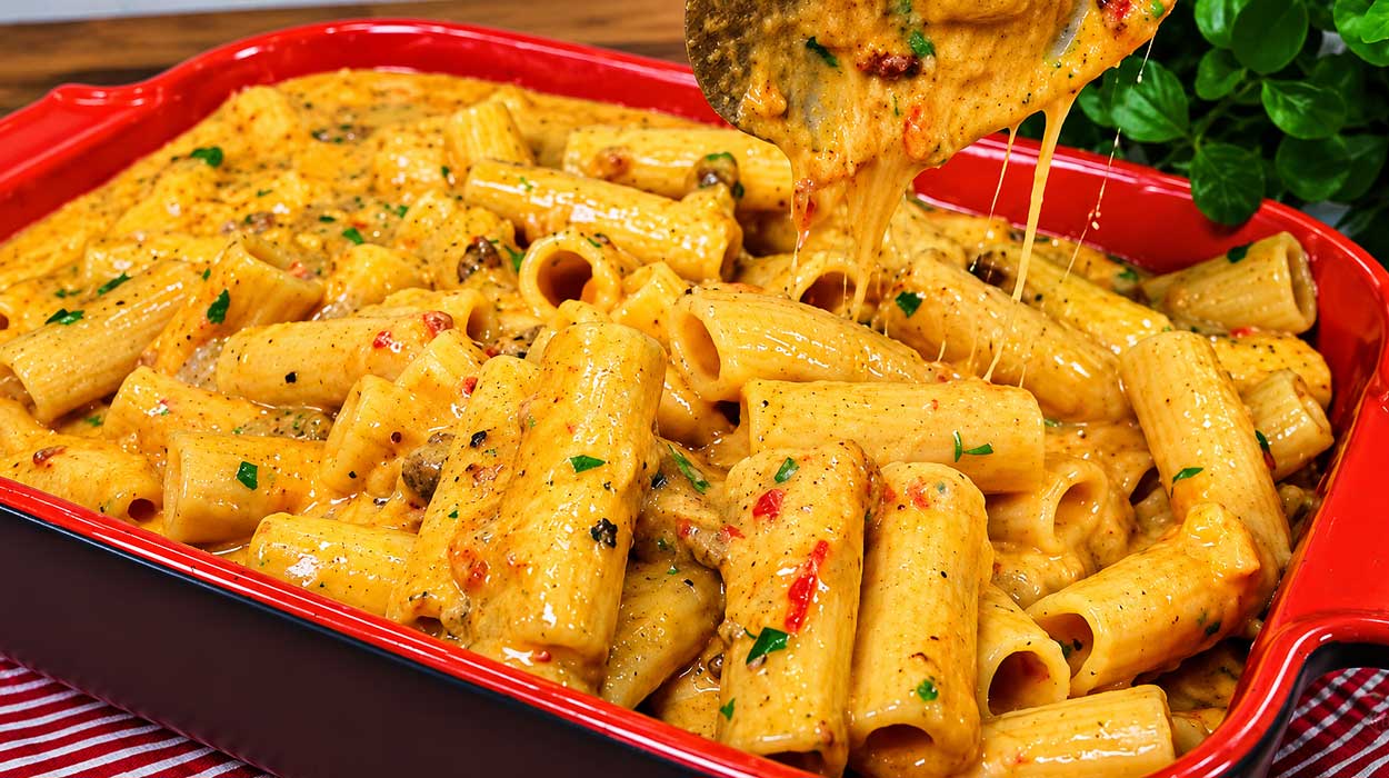 Macarrão de Preguiçoso de Panela de Pressão